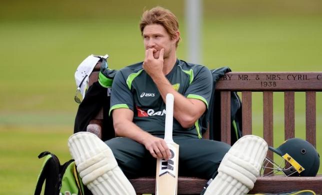 Cricket - Australia Nets - Edgbaston - 28/7/15. Australia's Shane Watson during a training session. Action Images via Reuters / Philip Brown. Livepic