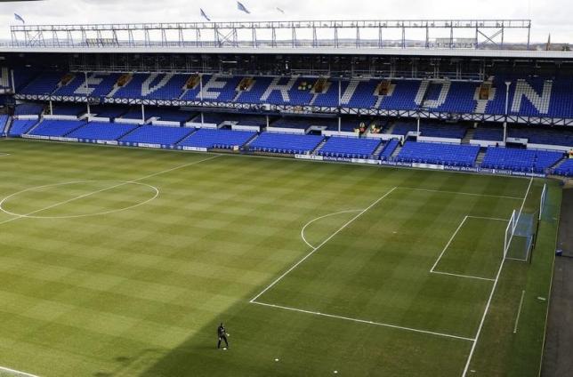 Football Soccer - Everton v West Ham United - Barclays Premier League - Goodison Park - 5/3/16nGeneral view inside the stadium before the matchnReuters / Phil Noble
