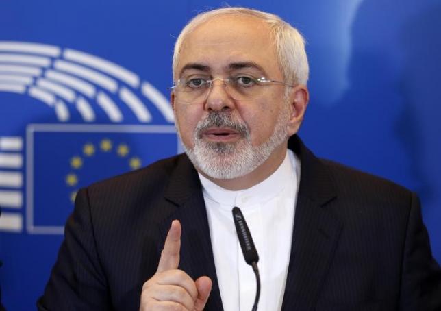 Iran's Foreign Minister Mohammad Javad Zarif speaks after attending the European Parliament Committee on Foreign Affairs, at the EU Parliament in Brussels, Belgium, February 16, 2016. REUTERS/Francois Lenoir