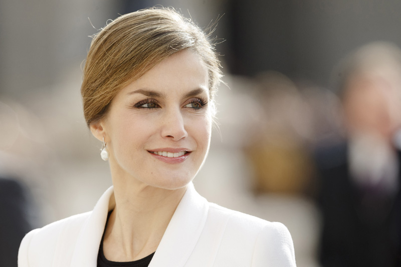 FILE- In this January 6, 2016 file photo, Spain's Queen Letizia looks on during the annual Pascua Militar Epiphany ceremony at the Royal Palace in Madrid. Photo: AP