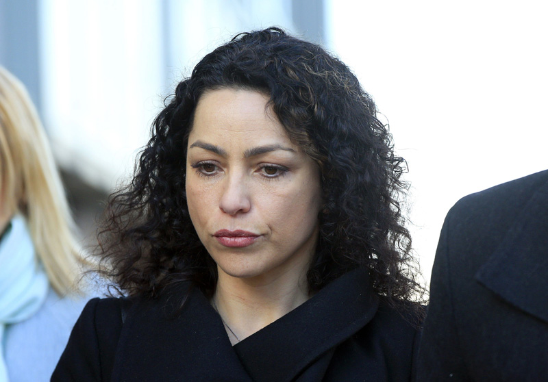 Former Chelsea soccer team doctor Eva Carneiro arrives at Croydon Employment Tribunal for a private hearing where she is claiming constructive dismissal against the English Premier League soccer club, Monday March 7, 2016. Photo: AP