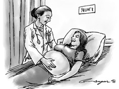 Doc Checking Pregnant woman