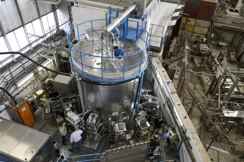 The CLOUD experiment simulation chamber at the European Center for Nuclear Research (CERN), outside of Geneva, Switzerland, on October 29, 2013. Photo: Maximilien Brice/European Organisation for Nuclear Research (CERN) via AP