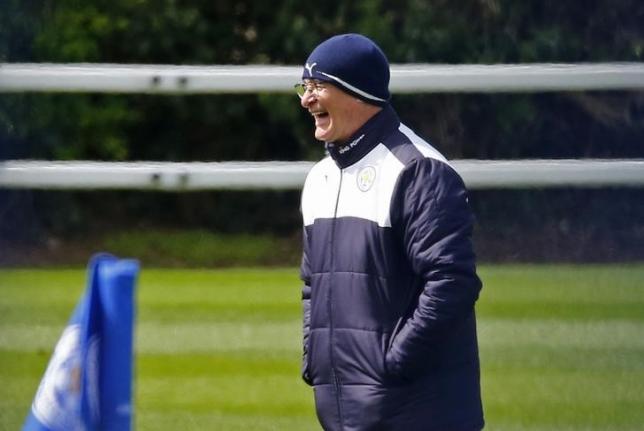 Britain Soccer Football - Leicester City Training - Leicester - 3/5/16nLeicester manager Claudio Ranieri during trainingnReuters / Darren StaplesnLivepic