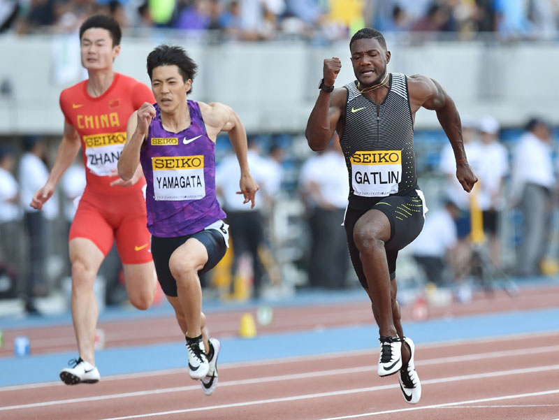 Gatlin roars to 100m victory; Wariner finishes third in 400m - The  Himalayan Times - Nepal's  English Daily Newspaper | Nepal News, Latest  Politics, Business, World, Sports, Entertainment, Travel, Life Style News
