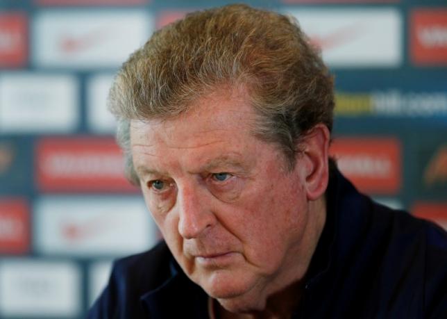 Football Soccer - England Press Conference - Tottenham Hotspur Training Ground, Hertfordshire - 28/3/16nEngland manager Roy Hodgson during the press conferencenAction Images via Reuters / Andrew CouldridgenLivepic