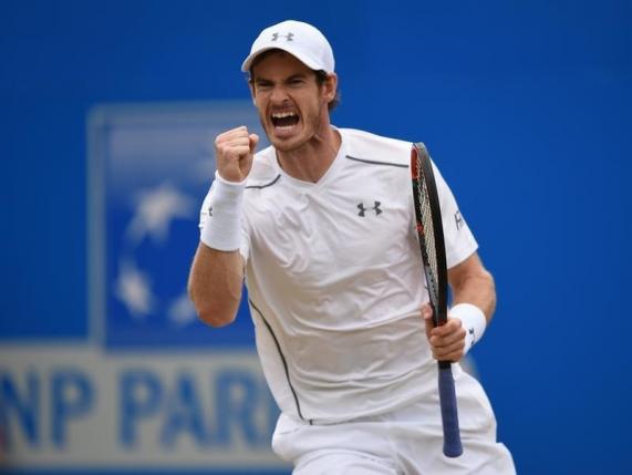 Britain Tennis - Aegon Championships - Queens Club, London - 19/6/16nGreat Britain's Andy Murray celebrates during the finalnAction Images via Reuters / Tony O'Brien/ Livepic/Files