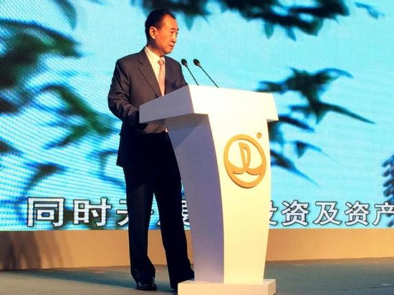 Wang Jianlin, chairman of Dalian Wanda Group, speaks during a news conference in Beijing, China, July 13, 2016. REUTERS/Sue-Lin Wong