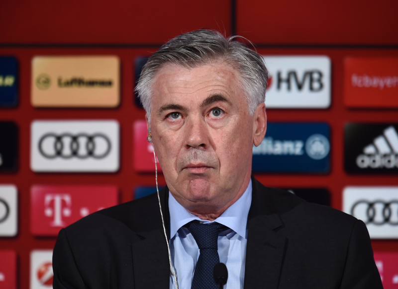 Bayern Munich's new soccer  coach Carlo Ancelotti attends a press conference held at the Allianz Arena in Munich,u00a0Germany,  Monday,  July 11, 2016. Photo: AP