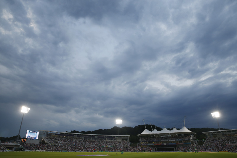 General view of the Ageas Bowl stadium in England. Photo: Reuters