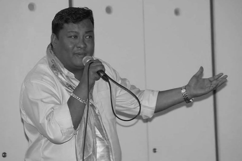 Late Singer Khemraj Gurung. Photo: Facebook