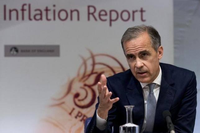 Governor of the Bank of England Mark Carney hosts a quarterly Inflation Report press conference at the Bank of England in central London, Britain August 4, 2016.  REUTERS/Justin Tallis/Pool