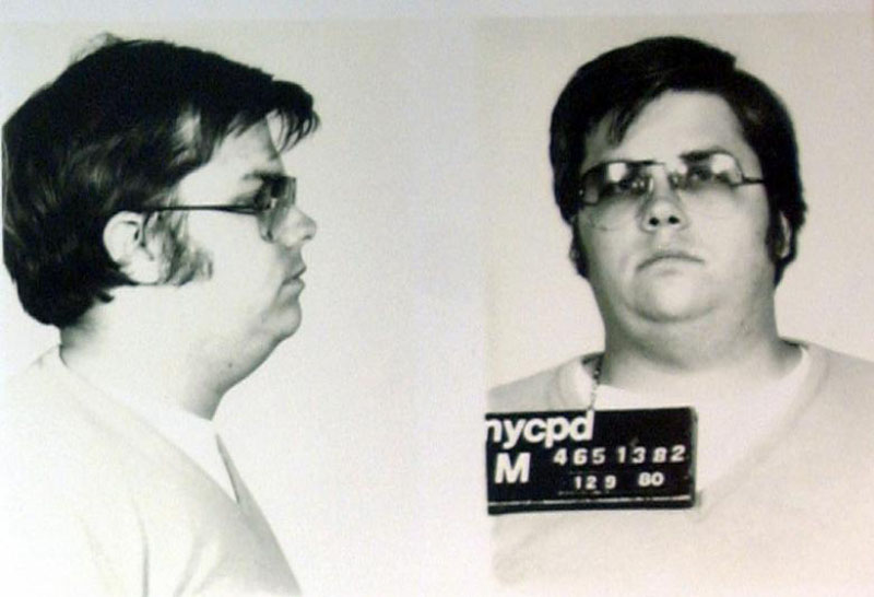 FILE- A mug-shot of Mark David Chapman, who shot and killed John Lennon, is displayed on the 25th anniversary of Lennon's death at the NYPD in New York December 8, 2005. Photo: REUTERS