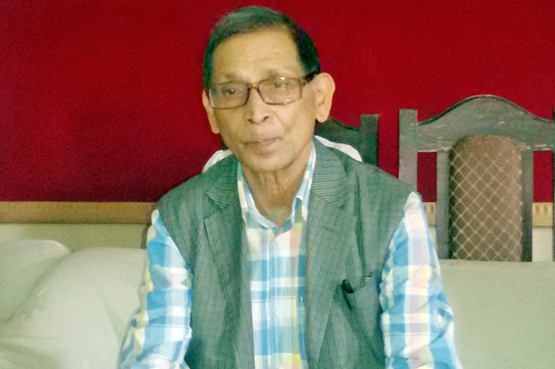 FILE: Mohan Baidya, Chairman of the Communist Party of Nepal-Revolutionary Maoist, speaking to media persons in Chitwan, on Sunday, August 7, 2016. Photo: RSS