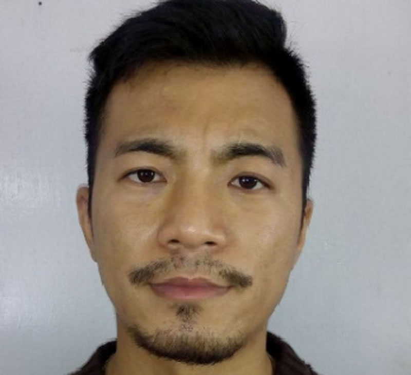 Rajan Gurung (28), currently residing in Nakhipot, LSMC-14, was arrested from around his residence by a team deployed from the Central Investigation Bureau of Nepal Police on Friday, August 5, 2016. Photo: CIB