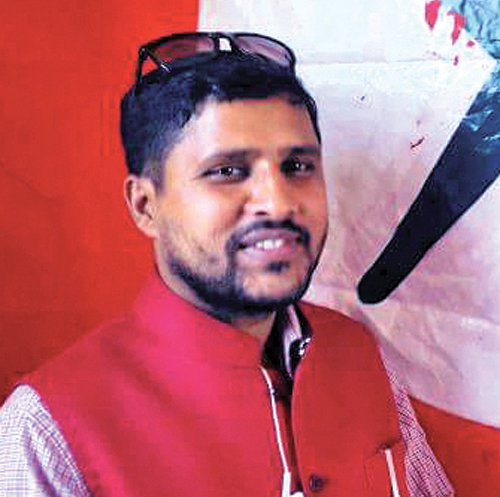 UP Lamichhane, former spokesperson  fro Nepal Student Union, sister wing of Nepali Congress