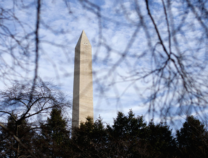 FILE - The Washington Monument in Washington, on March 13, 2015. Photo: AP