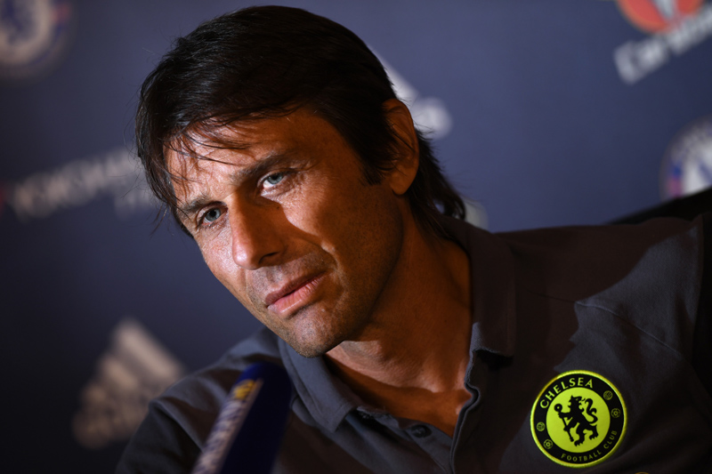 Chelsea manager Antonio Conte during the press conferencen at the Chelsea Training Ground, on Friday, August 12, 2016. Photo: Reuters