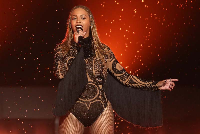 File- Beyonce performs 'Freedom' at the BET Awards in Los Angeles, on June 26, 2016. Photo: AP