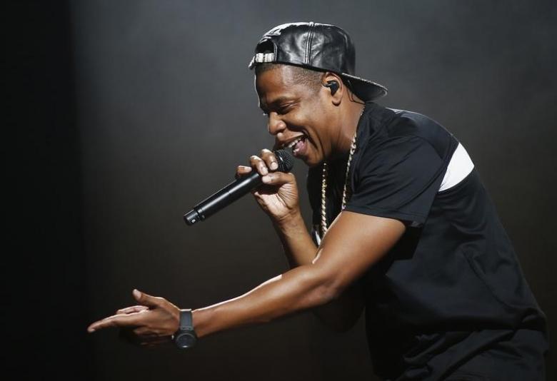 American rapper Jay-Z performs at Bercy stadium in Paris, October 17, 2013. REUTERS/Benoit Tessier/File Photo