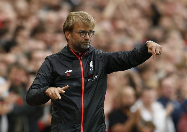 Britain Football Soccer - Liverpool v Hull City - Premier League - Anfield - 24/9/16nLiverpool manager Juergen Klopp nAction Images via Reuters / Andrew BoyersnLivepic