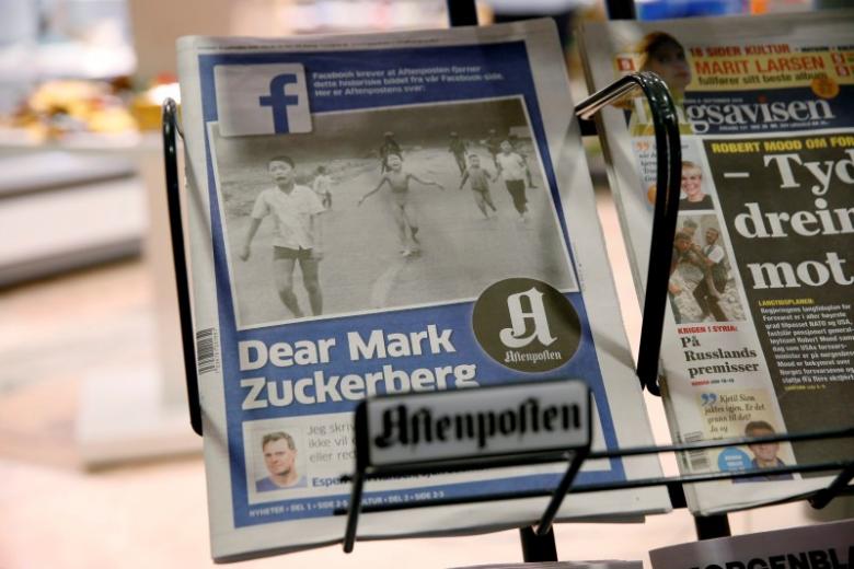 The front cover of Norway's largest newspaper by circulation, Aftenposten, is seen at a news stand in Oslo, Norway September 9, 2016. NTB Scanpix/Cornelius Poppe/via REUTERS