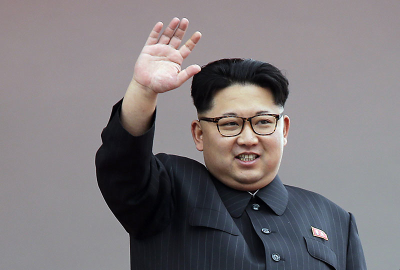 FILE - North Korean leader Kim Jong Un waves at parade participants at the Kim Il Sung Square in Pyongyang, North Korea, on May 10, 2016. Photo: AP