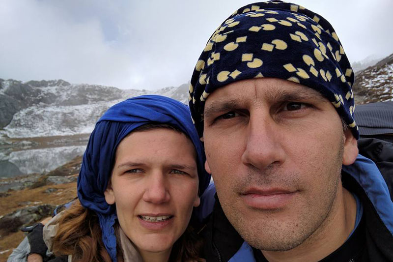 Amit Reichman has posted his photo with his girlfriend Yehudit Zohar, on his Facebook page on October 12. Reichman remained in Nepal after his girlfriend returned to Israel on October 14.