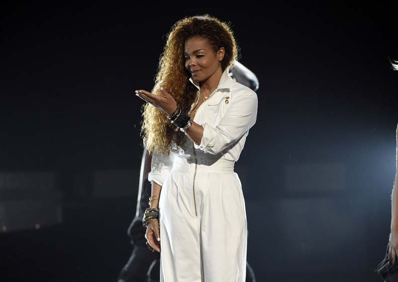 File- Janet Jackson accepts the ultimate icon: music dance visual award at the BET Awards in Los Angeles, on June 28, 2015. Photo: AP