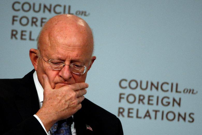 James Clapper, Director of National Intelligence speaks at the Council on Foreign Relations in New York City, U.S., October 25, 2016.  REUTERS/Brendan McDermid