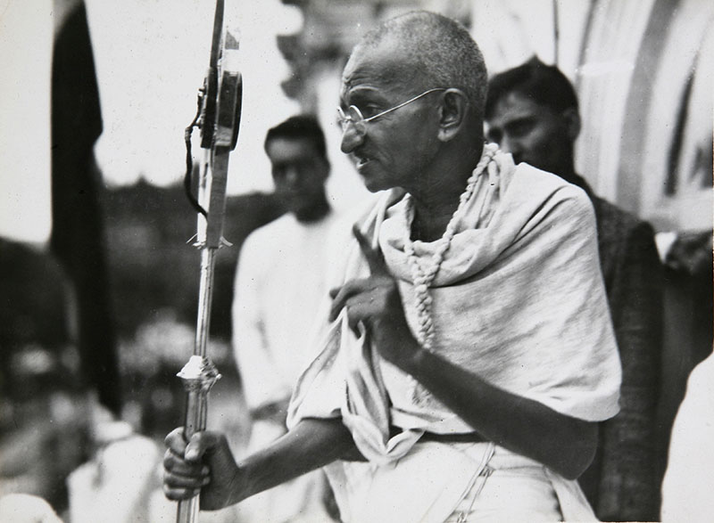 FILE - Mahatma Gandhi talks to a crowd in India in 1931.  The Indian independence leader who is considered one of historyu2019s great champions of non-violent struggle, Gandhi was nominated for the Nobel Peace Prize five times, but never won the honour. Photo: AP