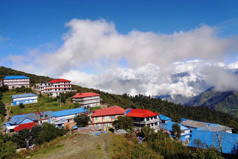 A view of Ghodepani Village in Myagdi district on Sunday, October 02, 2016. Photo: RSS 