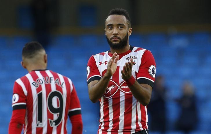 Britain Soccer Football - Manchester City v Southampton - Premier League - Etihad Stadium - 23/10/16nSouthampton's Nathan Redmond applauds fans after the game nAction Images via Reuters / Craig BroughnLivepic