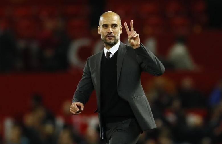 Football Soccer Britain - Manchester United v Manchester City - EFL Cup Fourth Round - Old Trafford - 26/10/16nManchester City manager Pep Guardiola after the match  nAction Images via Reuters / Jason CairnduffnLivepic