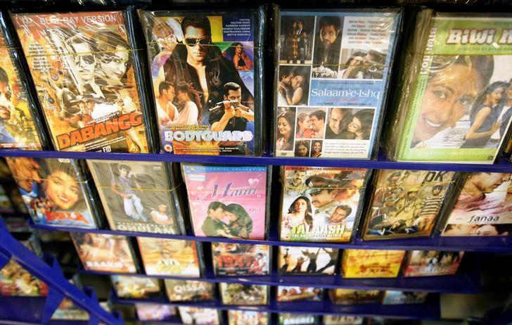 Bollywood movies are seen on display at a video store in Islamabad, Pakistan October 20, 2016. REUTERS/Caren Firouz