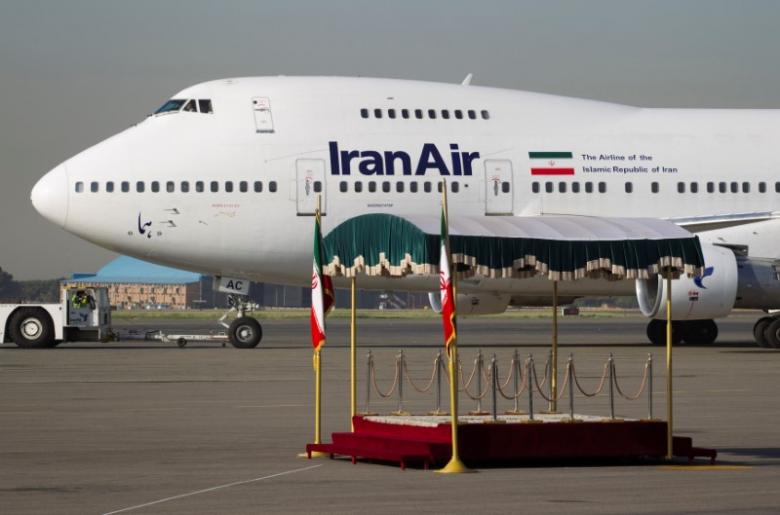 A IranAir Boeing 747SP aircraft is pictured before leaving Tehran's Mehrabad airport September 19, 2011. REUTERS/Morteza Nikoubazl/File photo