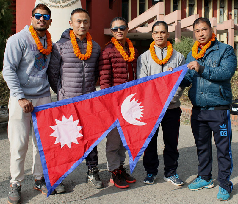 Nepalu2019s four bodybuilders are leaving for Thailand on Tuesday to take part in the eighth WBPF World Bodybuilding and Physique Sports Championships slated for November 29 to December 5 in Pattaya. Photo: THT