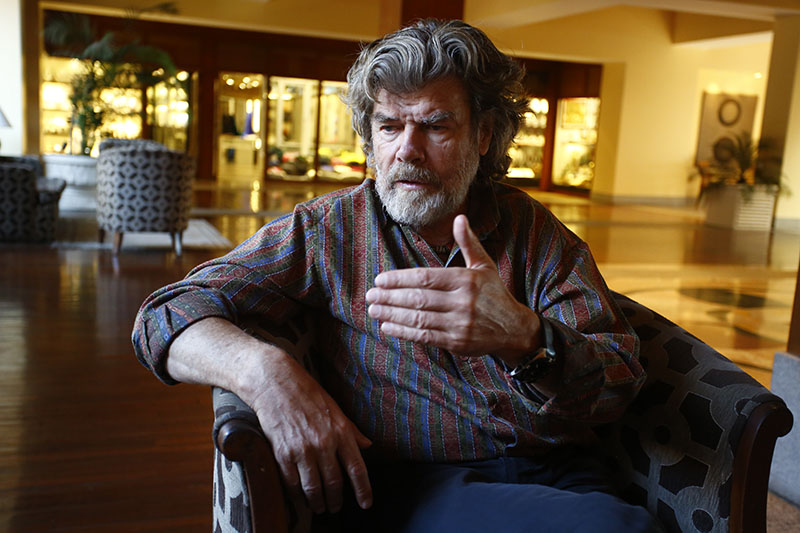 Reinhold Messner, worldu2019s most acclaimed Italian mountaineer. Photo: THT