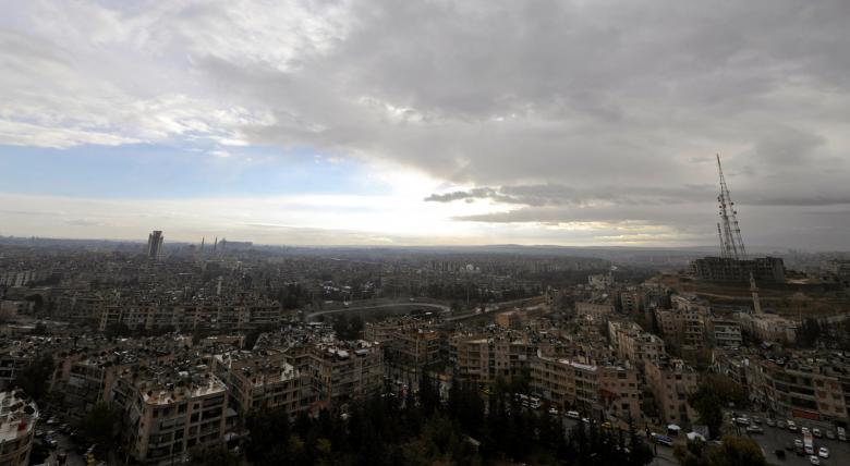 A general view shows Aleppo city, Syria, on December 2, 2016. Photo: Reuters