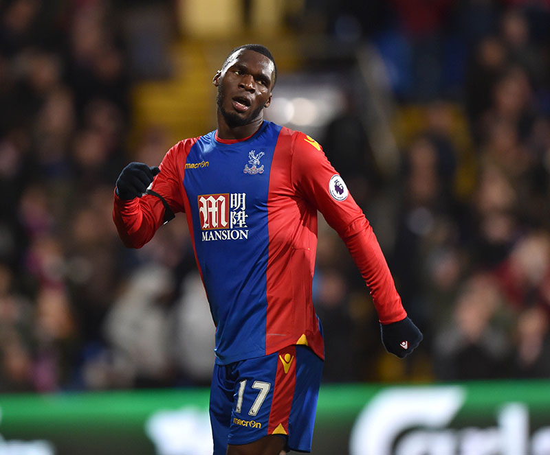 Crystal Palace's Christian Benteke celebrates scoring his side's second goal during the English Premier League soccer match between Crystal Palace and Southampton at Selhurst Park, London, on Saturday, December 3, 2016. Photo: Olly Greenwood/PA via AP