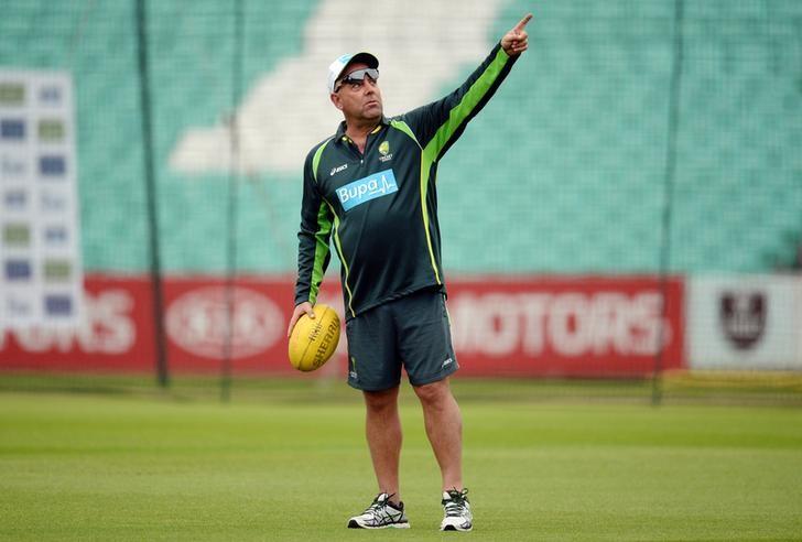 Cricket - Australia Nets - Kia Oval - 18/8/15nAustralia coach Darren Lehmann during the training sessionnAction Images via Reuters / Philip BrownnLivepic