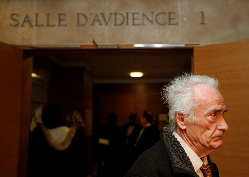 Pierre Le Guennec leaves the courthouse after his appeal trial in the Le Guennec-Picasso case in Aix en Provence, southeastern France, December 16, 2016. Photo: REUTERS