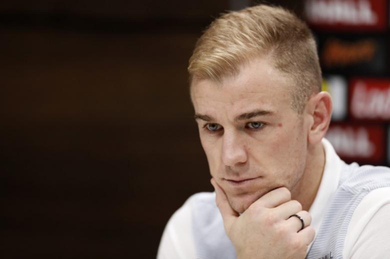 Britain Football Soccer - England Press Conference - Tottenham Hotspur Training Centre - 14/11/16 England's Joe Hart during the press conference Action Images via Reuters / John Sibley Livepic