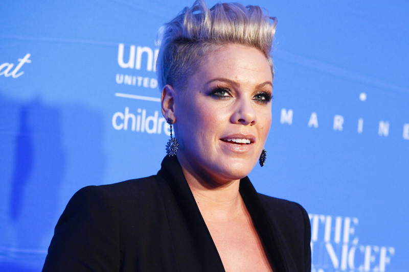 FILE - In this Dec. 1, 2015 file photo, Pink attends the US Fund for UNICEF Snowflake Ball benefit at Cipriani Wall Street in New York. Photo: AP