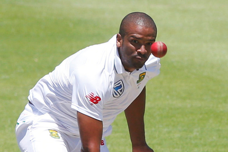 South Africa's Vernon Philander bowls. Photo: Reuters