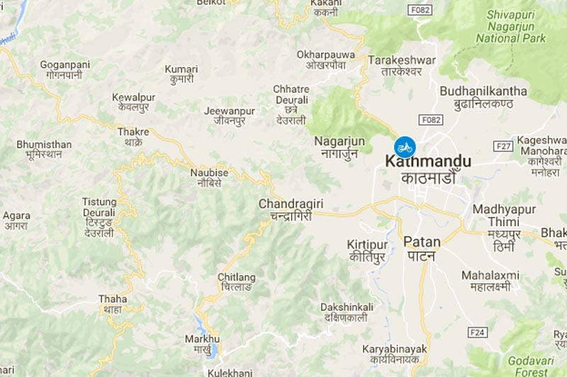 Two killed as truck hits scooter in Balaju of Kathmandu