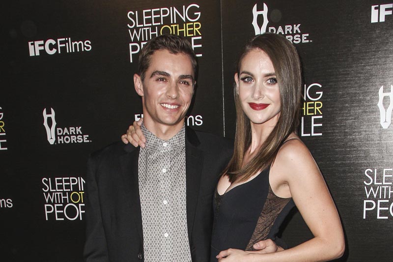 FILE - In this Sept. 9, 2015, file photo, Dave Franco, left, and Alison Brie attend a premiere of a movie at Arclight Hollywood in Los Angeles. Photo: AP