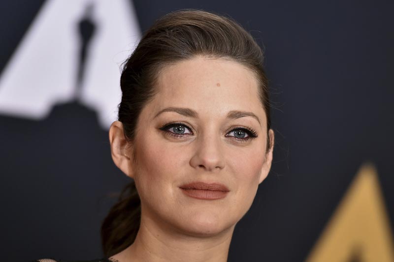 FILE - In this Nov. 12, 2016, file photo, Marion Cotillard arrives at the 2016 Governors Awards in Los Angeles. Photo: AP