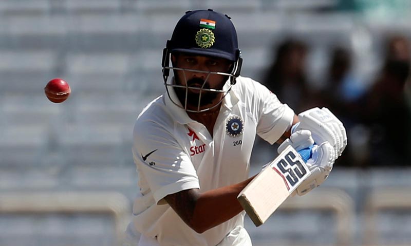 India's Murali Vijay plays a shot. Photo: Reuters
