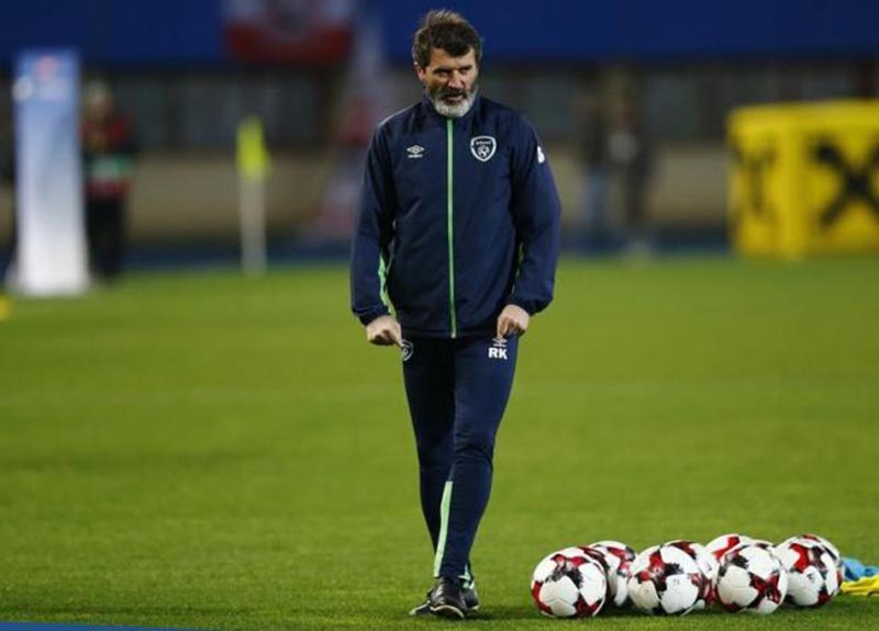 File- Republic of Ireland assistant manager Roy Keane before the 2018 World Cup Qualifying European ZoneGroup D match Between Austria and Republic of Ireland, at Ernst-Happel Stadium, Vienna, Austria, on 12 November 2016. Photo: Reuters
